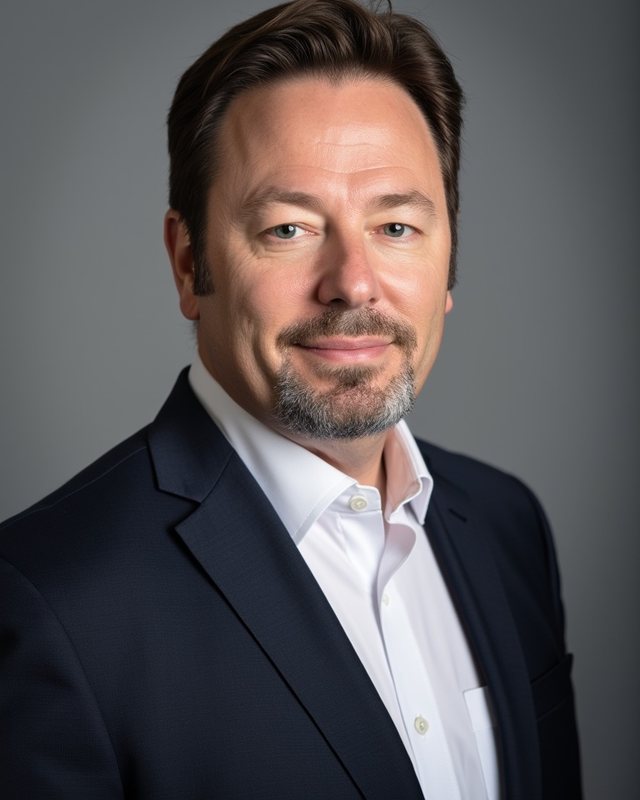 Gray Studio headshot example